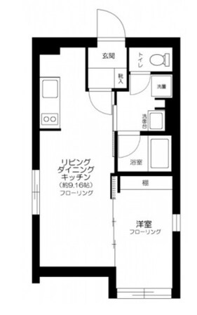 江戸川橋駅 徒歩5分 5階の物件間取画像